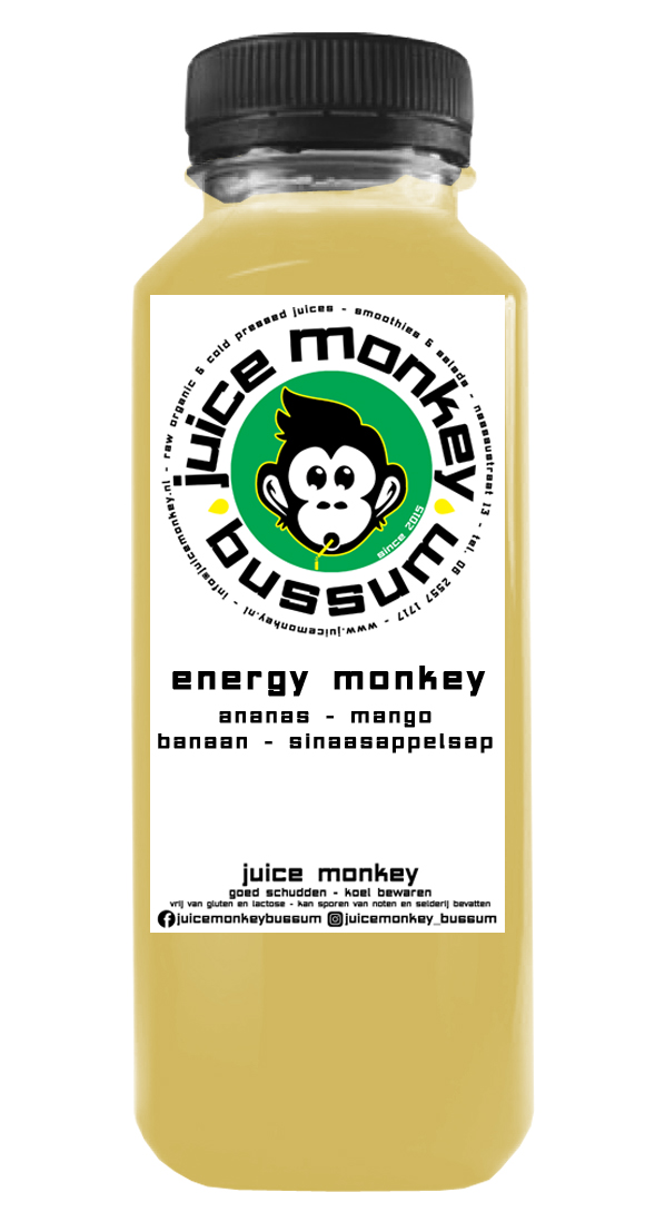 Energy Monkey - Inhoud 500ml